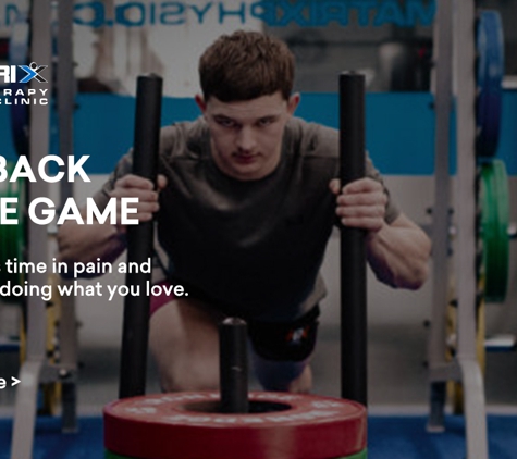 Matrix Physiotherapy & Sports Clinic - Queanbeyan, NSW. Get Back In The Game