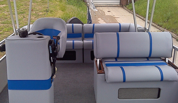 Munson Customs Upholstering Services - Paw Paw, MI. Pontoon Furniture and Carpeting