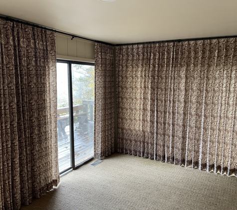 Bursha Interior Decorating LLC - Spartanburg, SC. Wrap Around Drapery (Curtain) Installtion