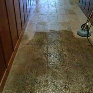 Steam Action Carpet Cleaning and Restoration Specialists - Youngstown, OH. Tile cleaning results.
