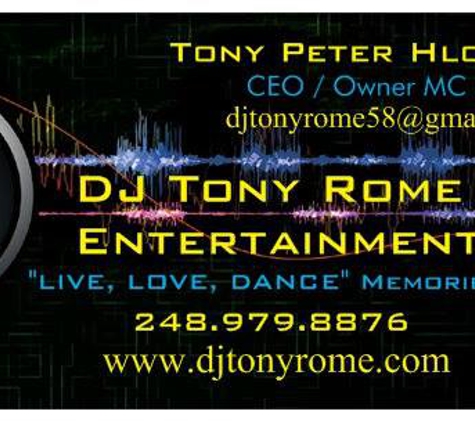 DJ Tony Rome Entertainment - Harrison Township, MI