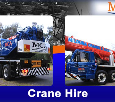 Mildura Cranes & Access - Mildura, VIC. Crane Hire