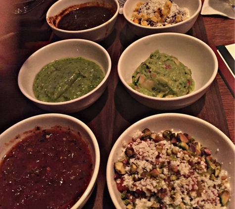 Alma Cocina Downtown - Atlanta, GA. The Guacamole & Salsa tasting.