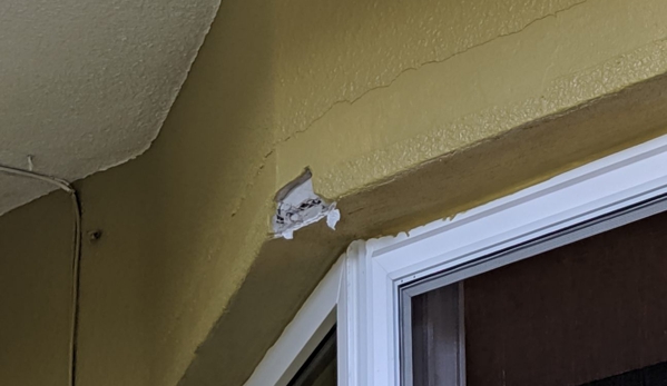 Capital Construction Management - Hialeah, FL. He damaged my wall and instead of fixing the hole before painting, he just painted around it.