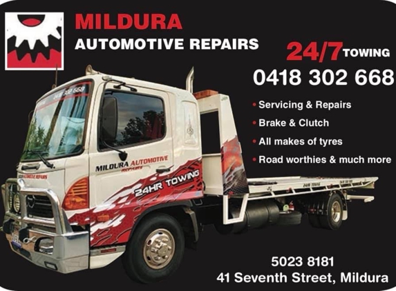 Mildura Automotive Repairs  Towing & Tyres - Mildura, VIC