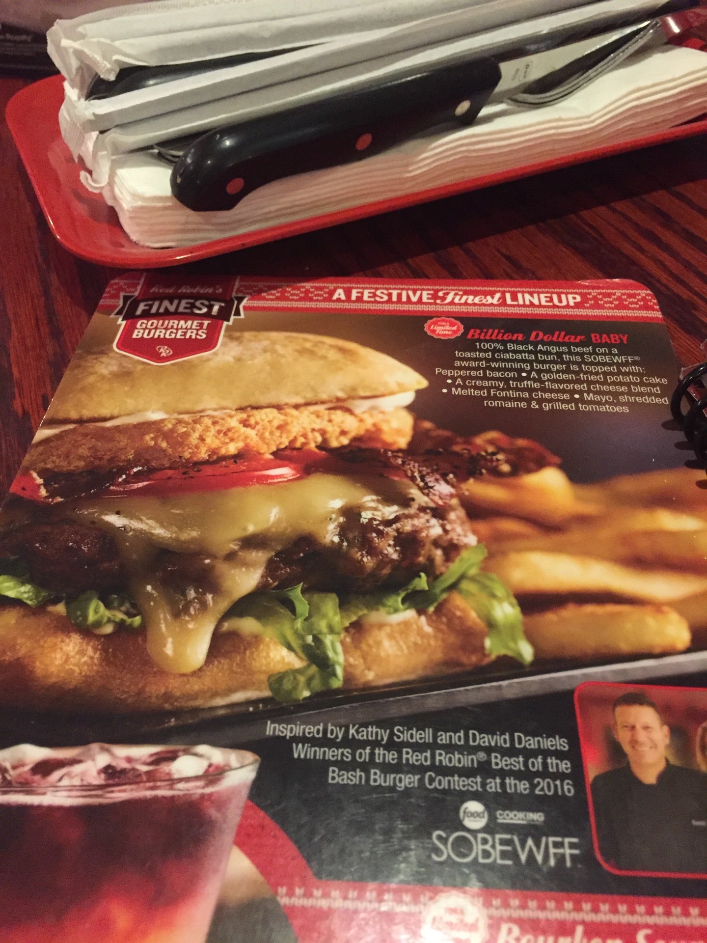 Red Robin Gourmet Burgers - Looks like we found out who's been