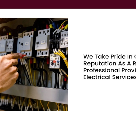 Arrow Electrical Services. We Take Pride In Our Reputation As A Reliable & Professional Provider Of Electrical Services