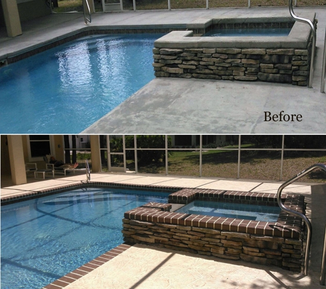 Ace Advanced Coating Experts - Weeki Wachee, FL. Transform Ugly  Concrete into an appealing finish.