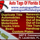 Auto Tags of Florida Services