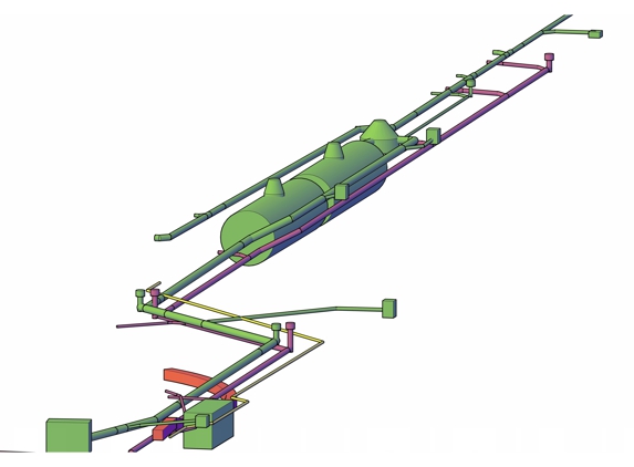 CADin (AutoCAD Drawing Service) - Cypress, CA. 3D Utility Model-1