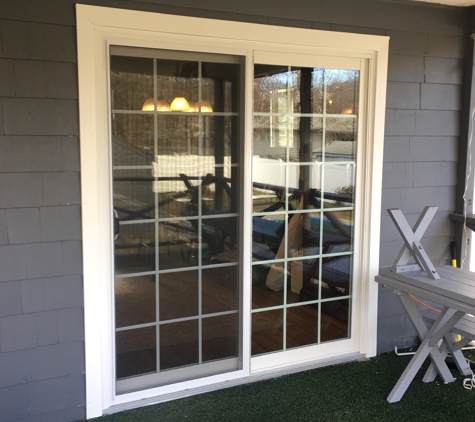 Quality Window & Door Inc - East Weymouth, MA. New patio door installed scituate Massachusetts