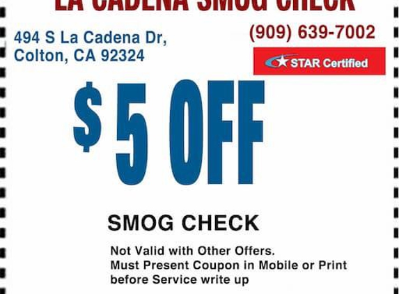 LA CADENA SMOG CHECK - Colton, CA