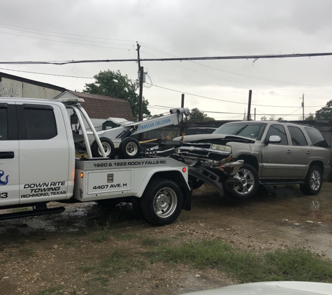 Twin Cities Towing - Richmond, TX. Rainy day