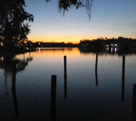 Aqua Time Pro Kayak Fishing Guides - Melbourne, FL. Beautiful sunset on the Eau Gallie River Melbourne, Fl.