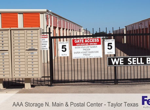 AAA Storage N Main - Taylor, TX