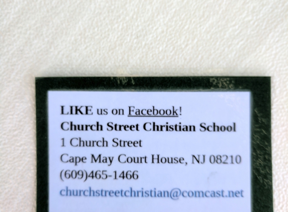 Church Street Christian School - Cape May Court House, NJ