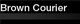 Brown Courier Logo