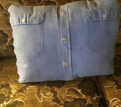 Theresa's Comfy Pillows & More - Kennett, MO. Keepsake shirt pillow