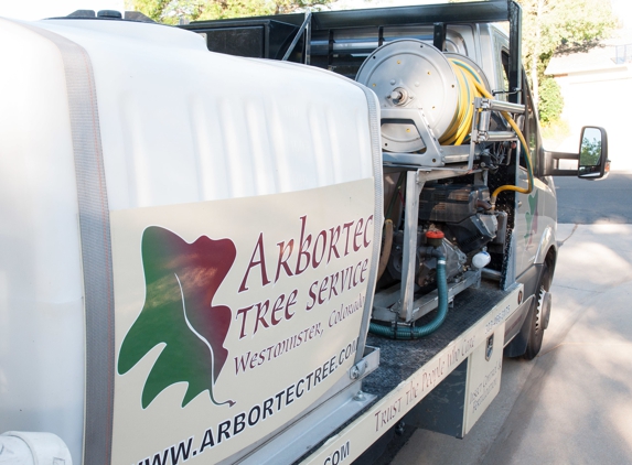 Arbortec Tree Service - Broomfield, CO. Its a Mercedez Benz cab and chasis- killin bugs in style!
