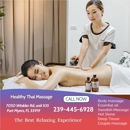 Healthy Thai Massage - Massage Services