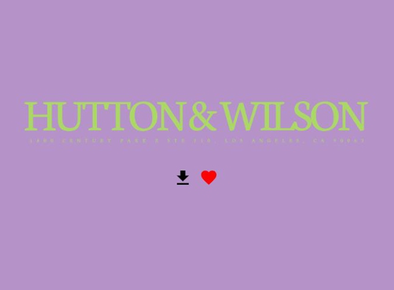 Hutton & Wilson - Los Angeles, CA