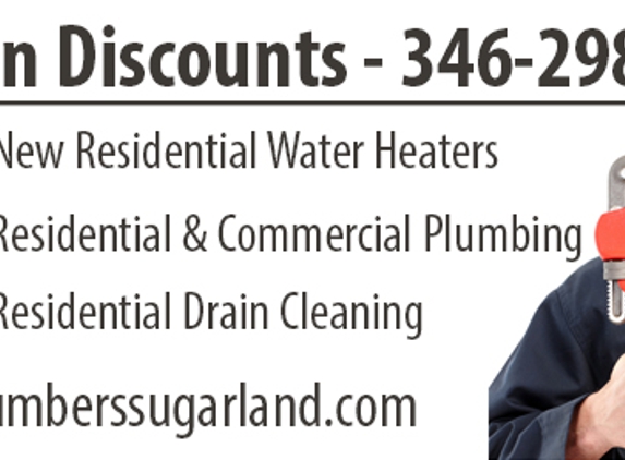 Plumber Sugar Land - Sugar Land, TX