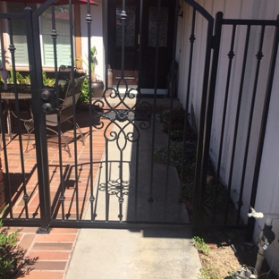 Victor's Wrought Iron - Simi Valley, CA. Small Entrance Gate.