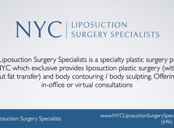 NYC Liposuction Surgery Specialists - New York, NY