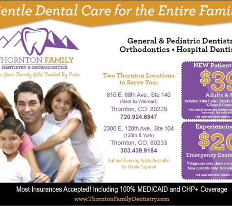 Thornton Family Dentistry & Orthodontics - Thornton, CO