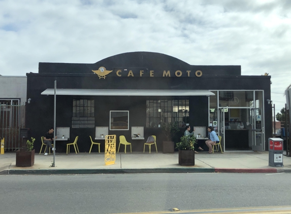 Cafe Moto - San Diego, CA. The outside of the building.