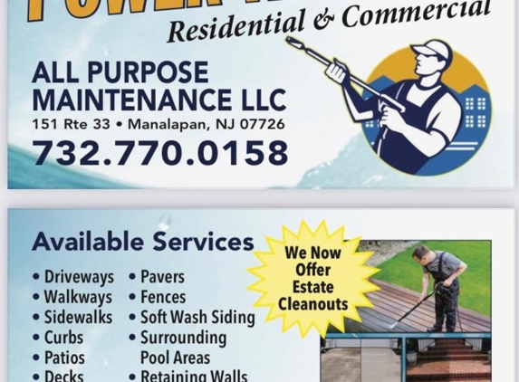 All Purpose Maintenance - Manalapan, NJ