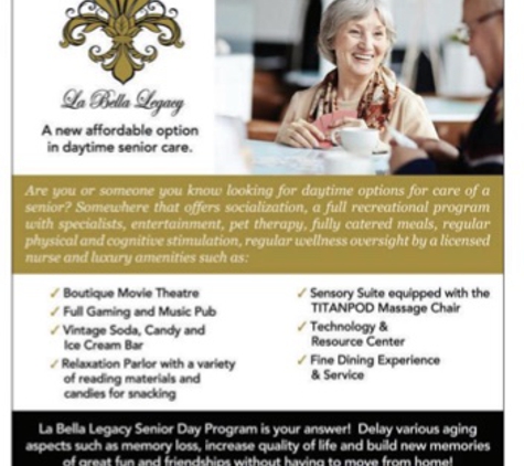 La Bella Legacy Senior Day Program - Trinity, FL