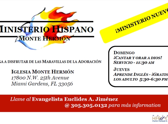 Ministerio Hispano de Monte Hermon - Miami Gardens, FL