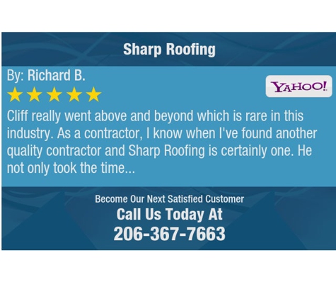 Sharp Roofing - Seattle, WA