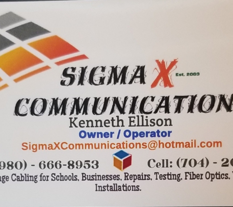 Sigma X Communications - Concord, NC. Whatever It Takes