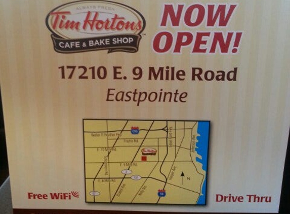 Tim Horton's - Eastpointe, MI