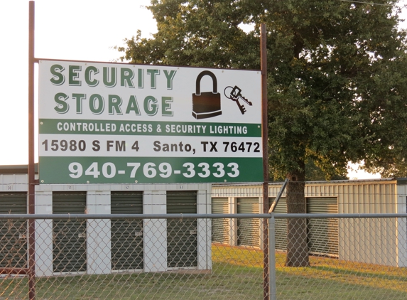 Security Storage - Santo - Santo, TX