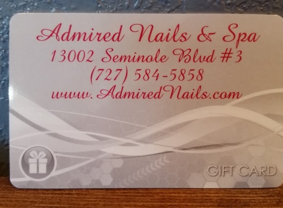 Admired Nails & Spa - Largo, FL