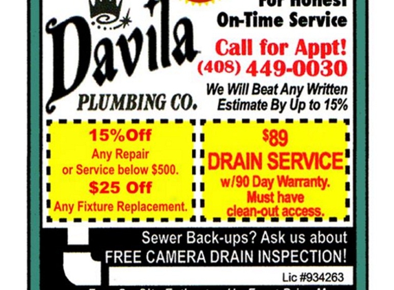 Davila Plumbing Company Inc. - San Jose, CA. Company Promo