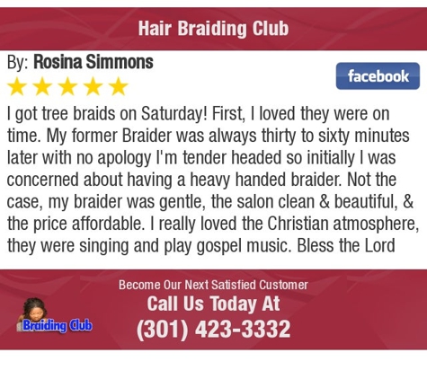 Hair Braiding Club - Temple Hills, MD