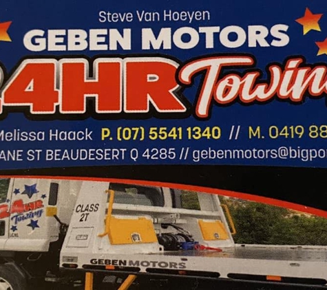 Geben Motors Towing - Beaudesert, QLD