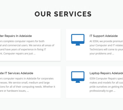 IDSN Computer Repairs - St Peters, SA. Our Services Adelaide