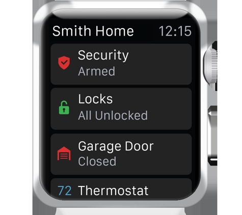 Protectus Security - Irving, TX. control your home from your Apple watch