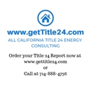 Title 24 Report and Energy Calculations - Home Improvements