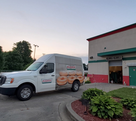 Krispy Kreme - Hendersonville, NC. It's Krispy Kreme Donuts for Bill Lewis while visiting Hendersonville from South Florida.