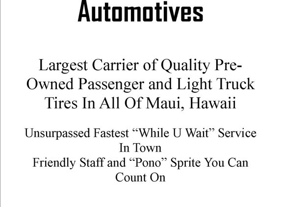 SR Discount Used Tire and Automotive - Wailuku, HI