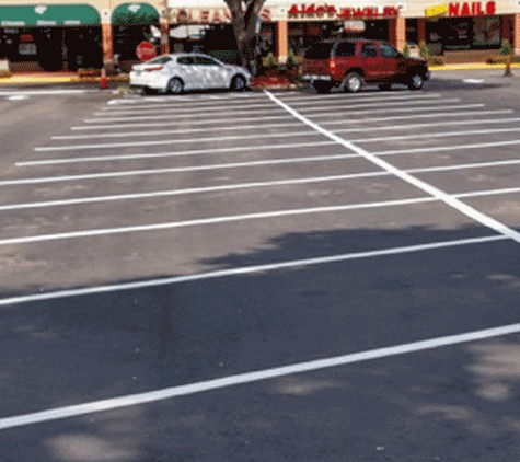 Arrow  Pavement Services Inc - Orlando, FL. Re-striped parking lot