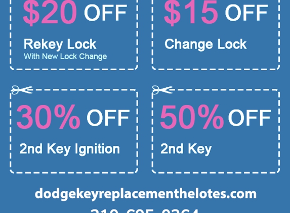 Dodge Key Replacement - Helotes, TX