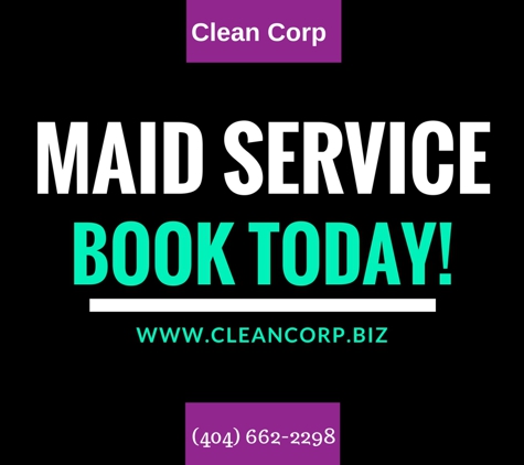 Clean Corp - Atlanta, GA. Book online Atlanta Maid Service
