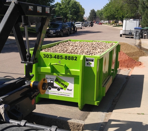 Bin There Dump That. Our 6 yard bin is great to remove rock, dirt and concrete!